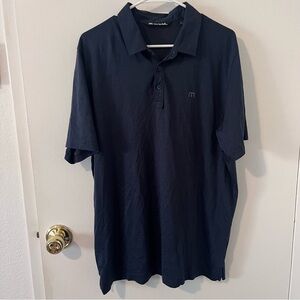 Travis Mathew Short Sleeve Polo Golf Shirt Pima Cotton Stretch Size XL